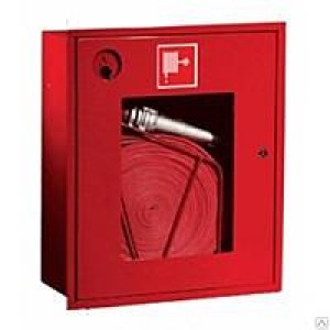 Встраиваемый открытый пожарный шкаф ШПК-310 ВОК красный
