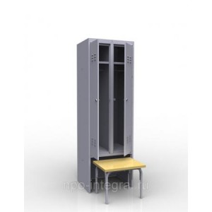 Шкаф металлический для одежды ШР-22 L600 BCK